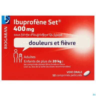 IBUPROFENE 400MG SET CPR 12