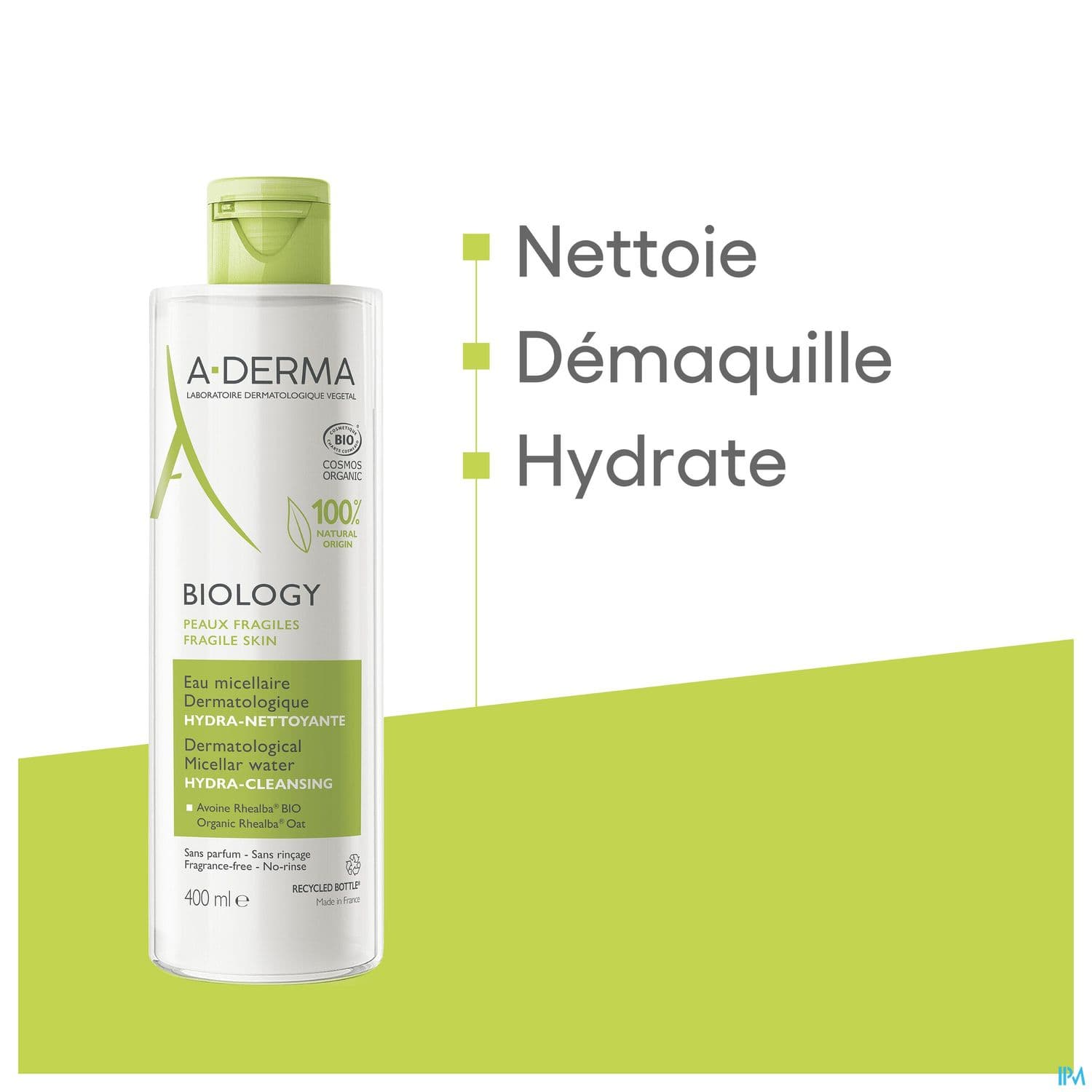 A Derma Biology Eau Micellaire Dermatologique Hydra Nettoyante 400ml