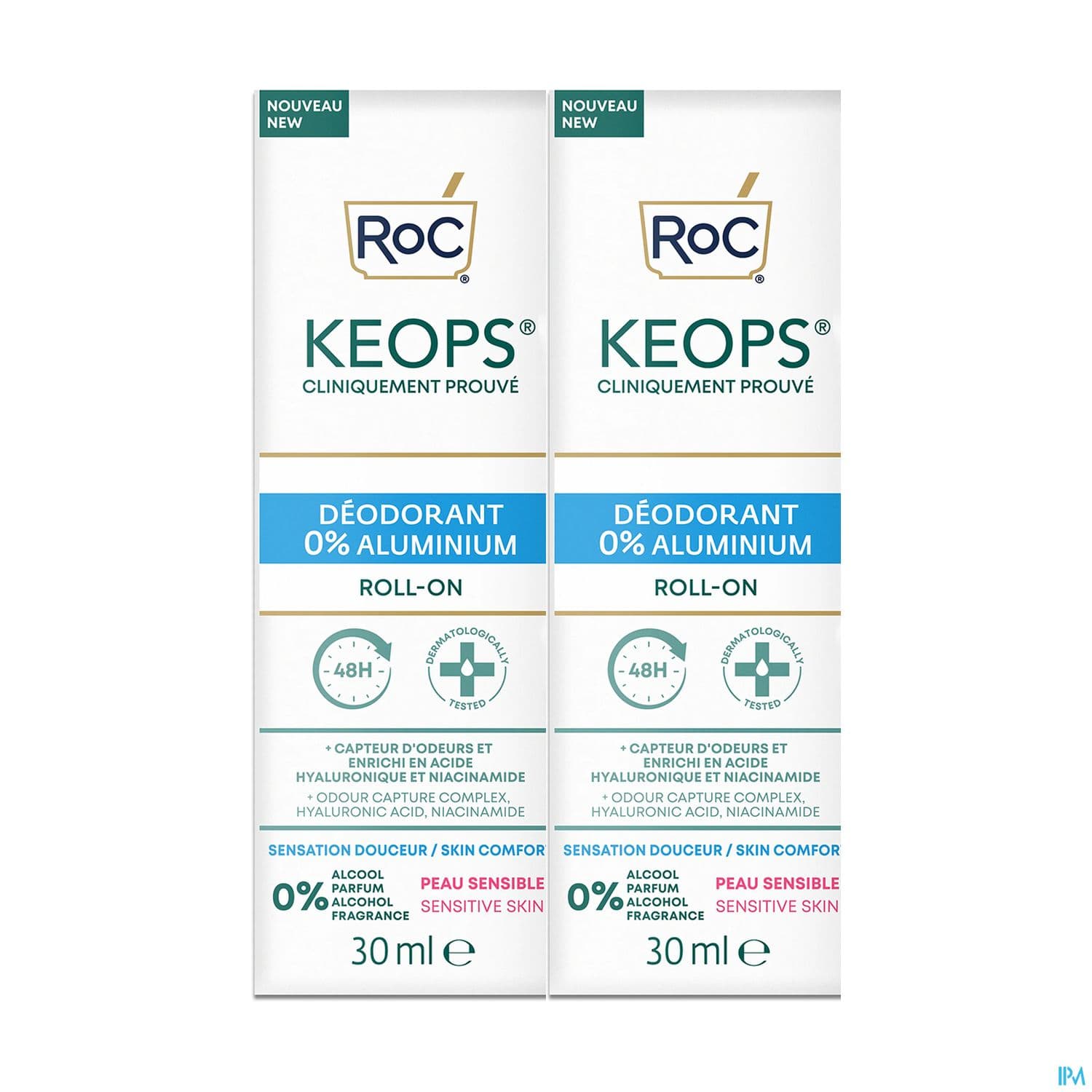 KEOPS DEOD 0% ALU ROLL-ON PS 30ML2 — Pharmacie du Bien Etre