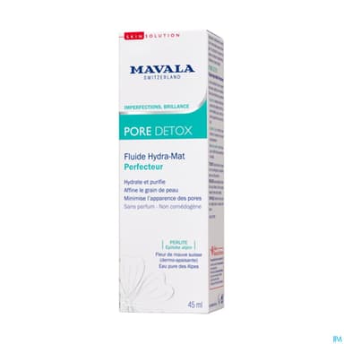 Mavala Pore Detox Fluide Hydra Mat Perfecteur 45ml