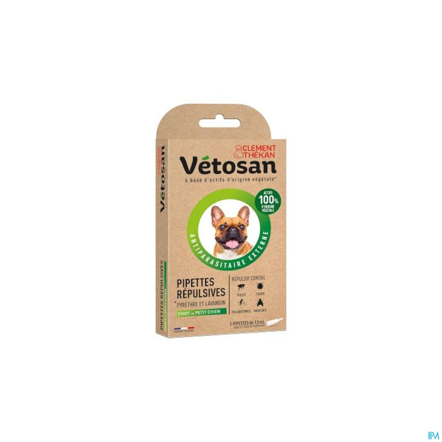 Clement Thekan Vetosan Chiot Petit Chien Pipette X2