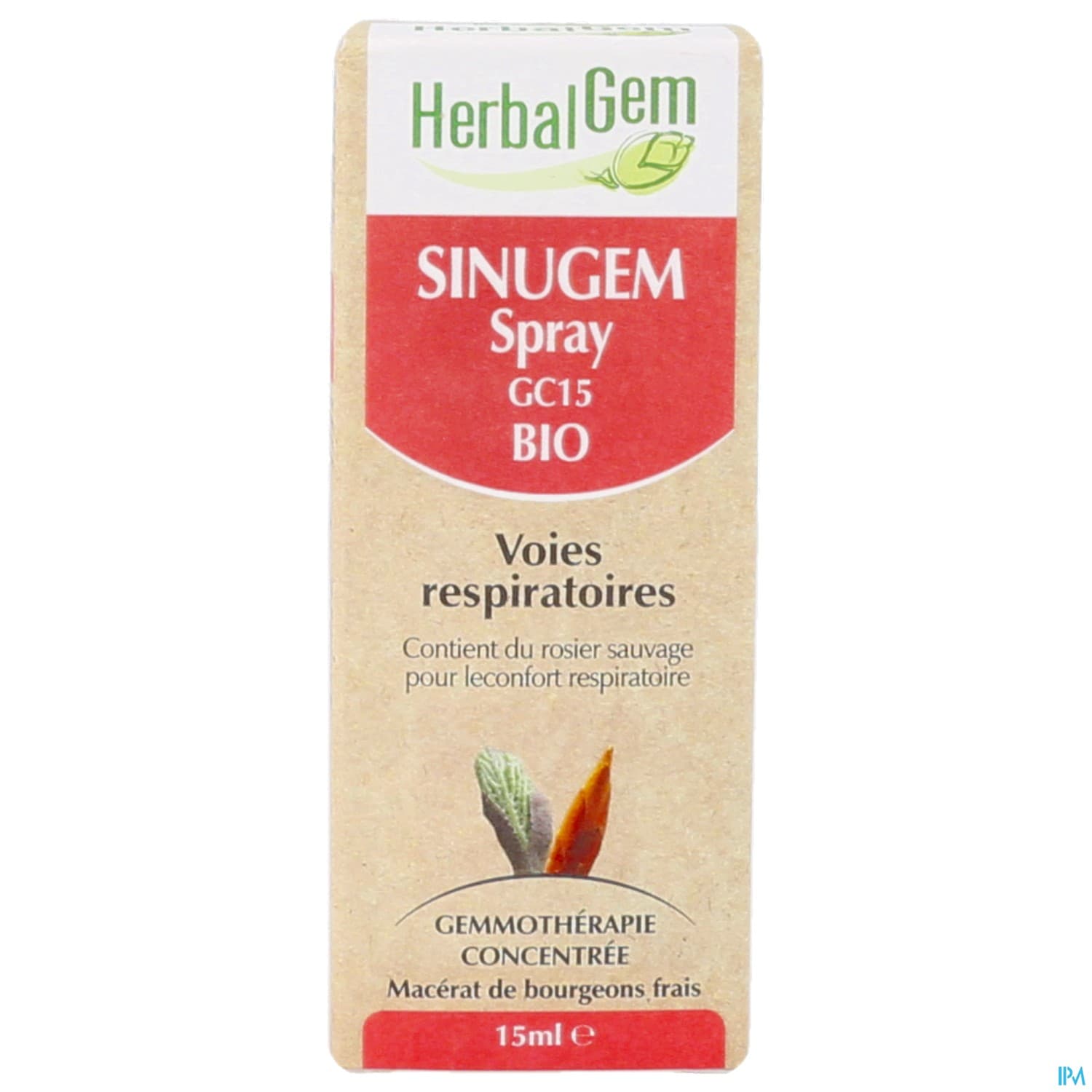 Herbalgem Sinugem Gc15 Voies Respiratoires Bio Spray 15ml