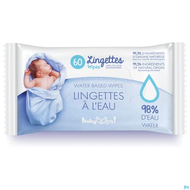 BABYOOPS LINGETTE BB WIPES X60