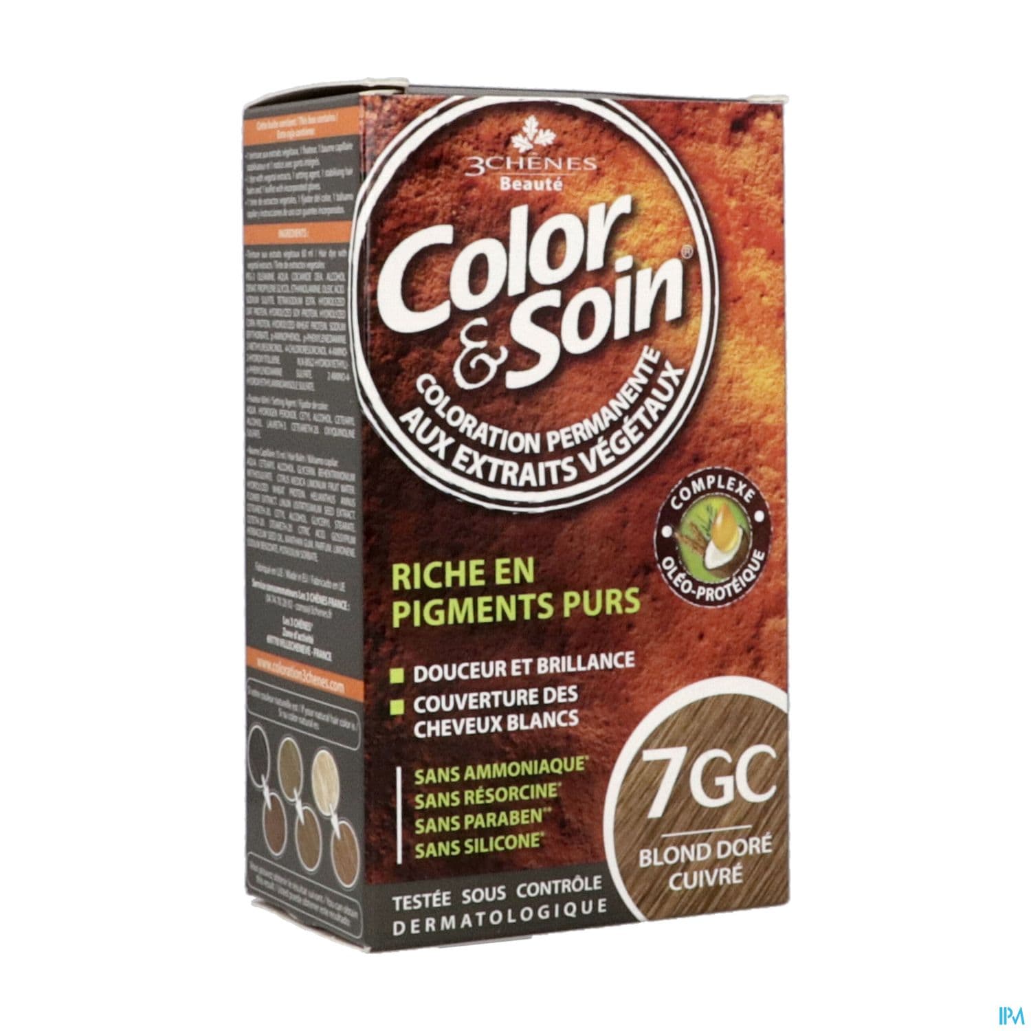 3 CHENES COLOR/SOIN BL DOR CUIV7GC