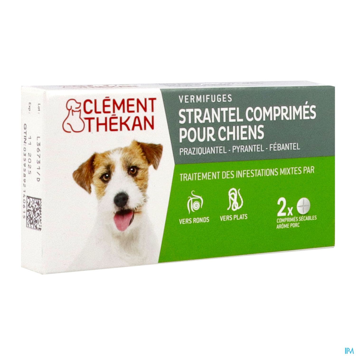 Clement Thekan Strantel Chien Comprime 2