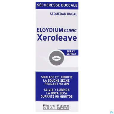 Elgydium Clinic Xeroleave Spray Buccal Lubrifiant Pour Bouche Seche Dispositif Medical 70ml
