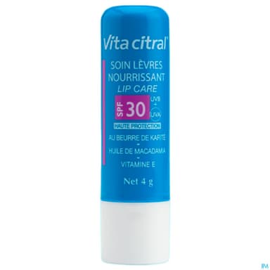 Vita Citral Stick Levres Nourrissant Spf30 4g