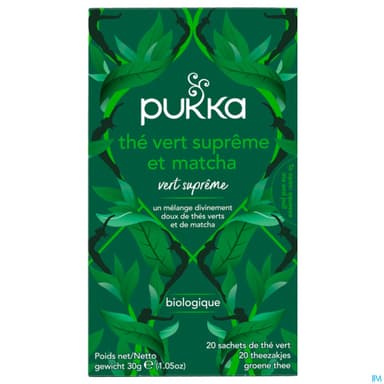 Pukka The Vert Matcha Supreme Bio Sachet 20