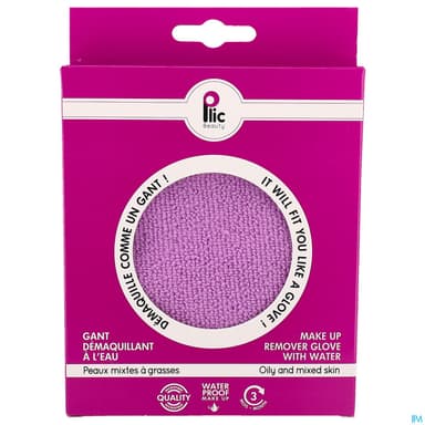 Plic Beauty Gant Demaquillant Peaux Grasses