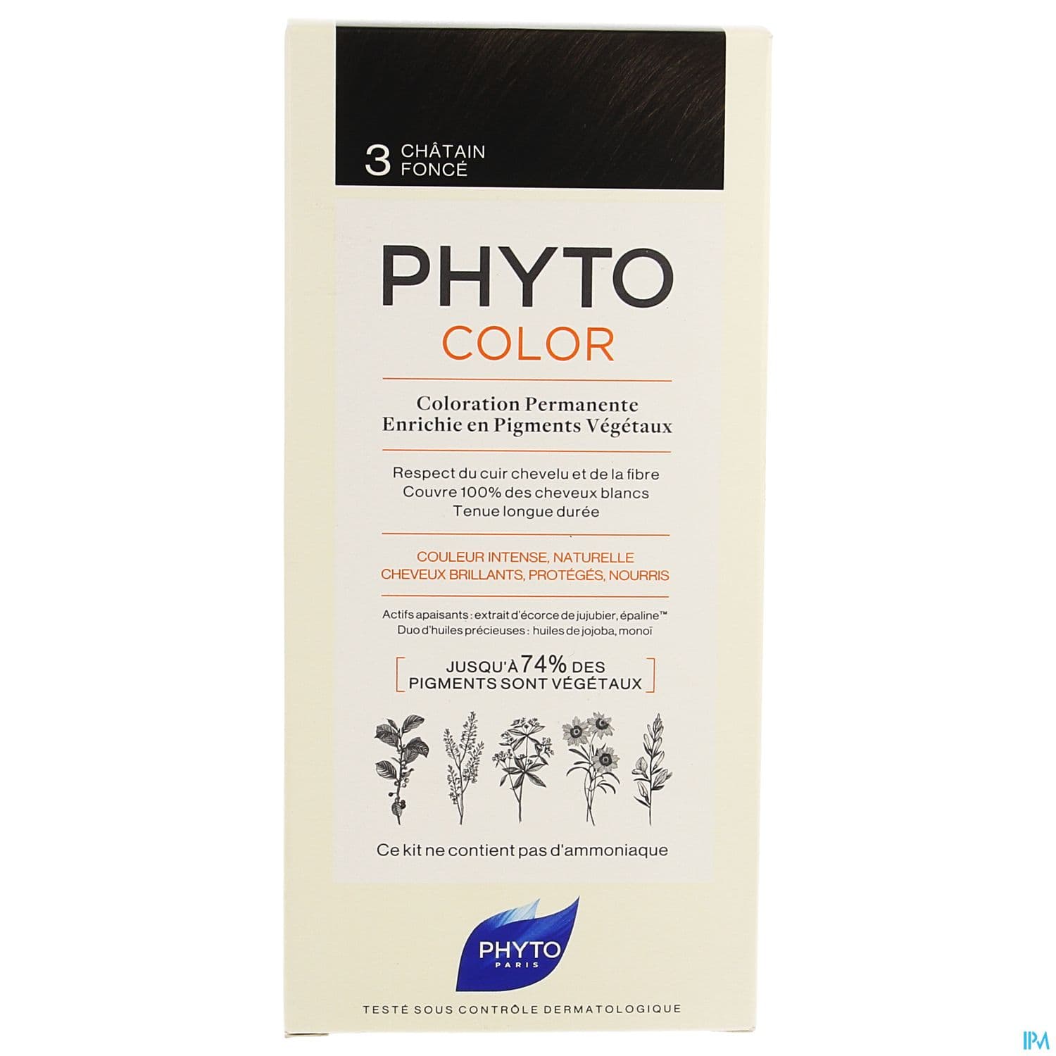 PHYTO COLOR 3 CHATAIN FONCE