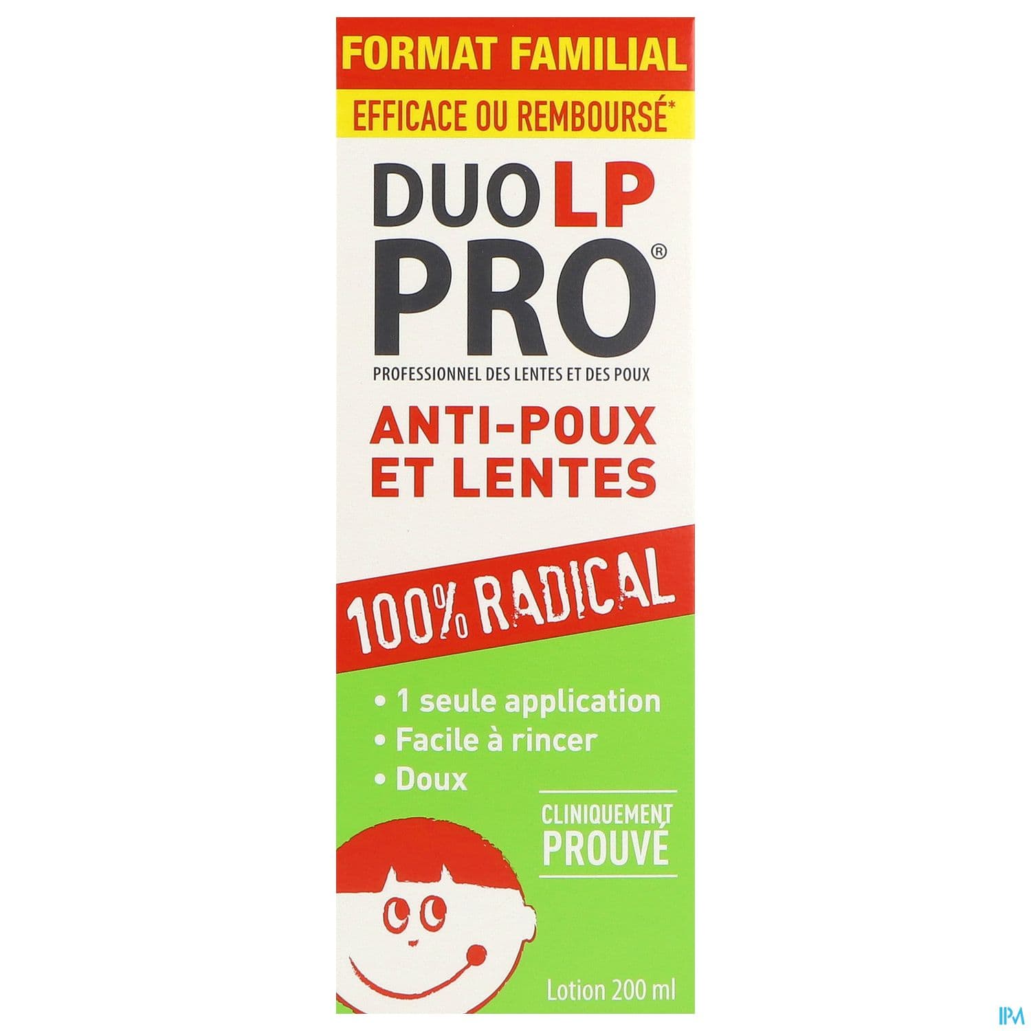 DUO LP-PRO LOTION A/POUX 200ML