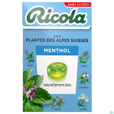 RICOLA BONBON MENTHOL 50G