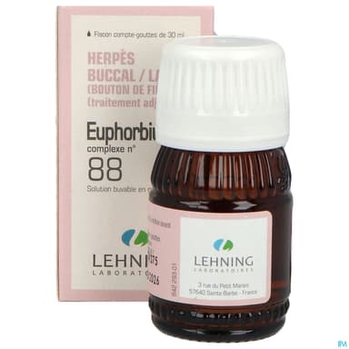 Lehning Complexe 88 Euphorbium Solution Buvable 30ml