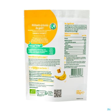 GOODGOUT CARRES BANANE 50G
