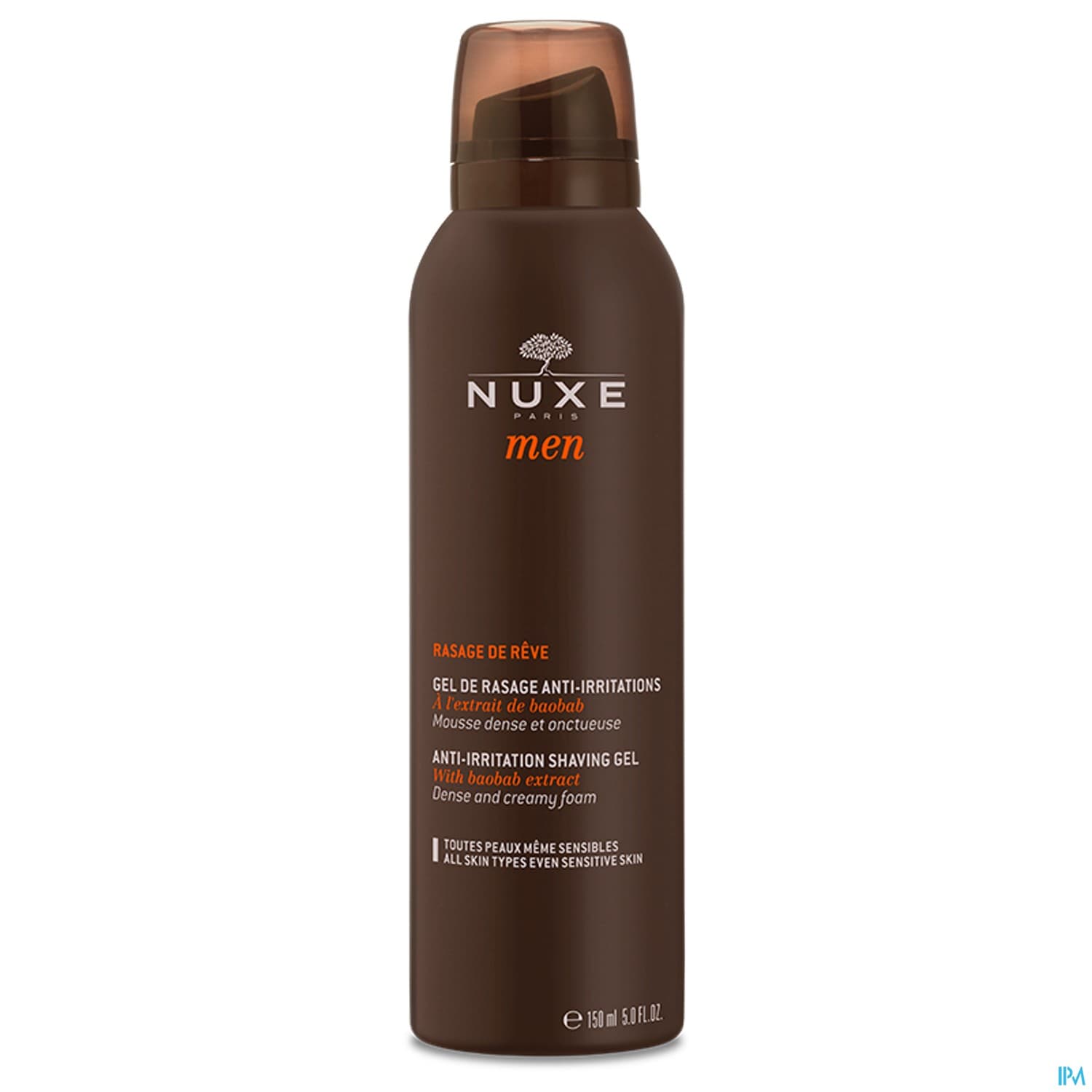 Nuxe Men Rasage De Reve Gel De Rasage Antiirritations Toutes Peaux Meme Sensibles 150ml