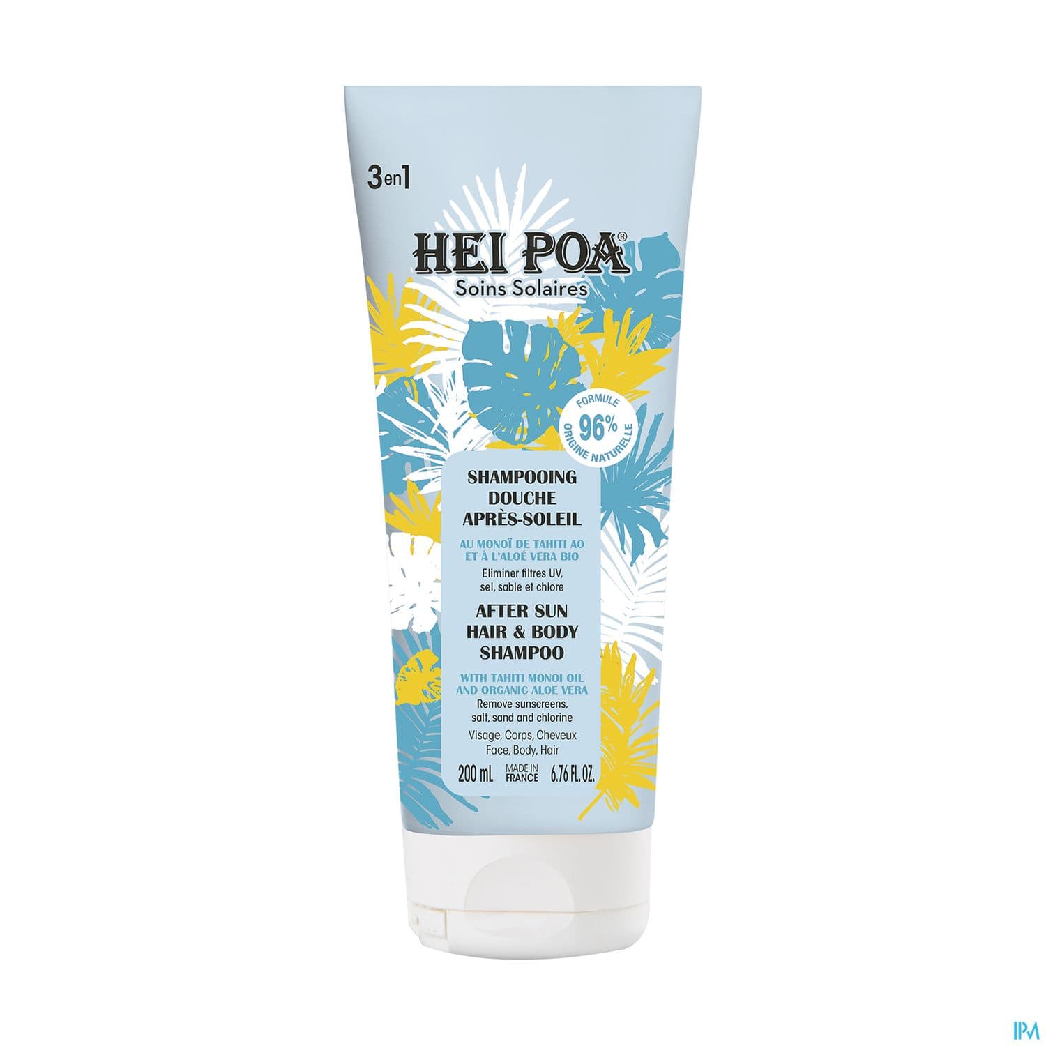 Hei Poa Shampooing Douche Apres Soleil Tube 200ml