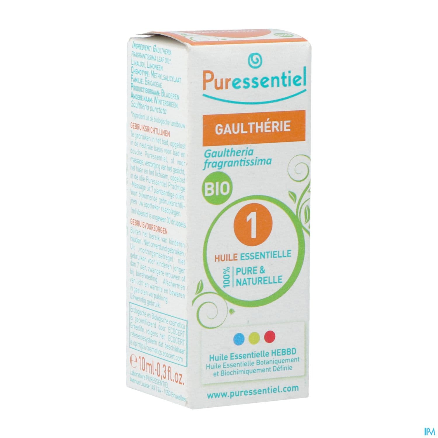 Puressentiel Huile Essentielle Gaultherie Bio 10ml