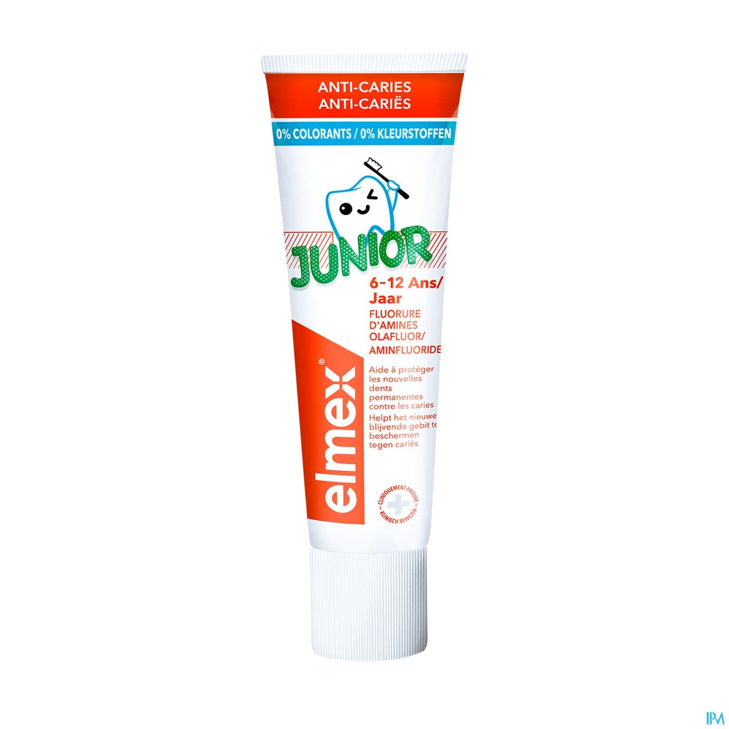 ELMEX JUNIOR PATE DTF 7-12ANS MENTHE 2T/75ML