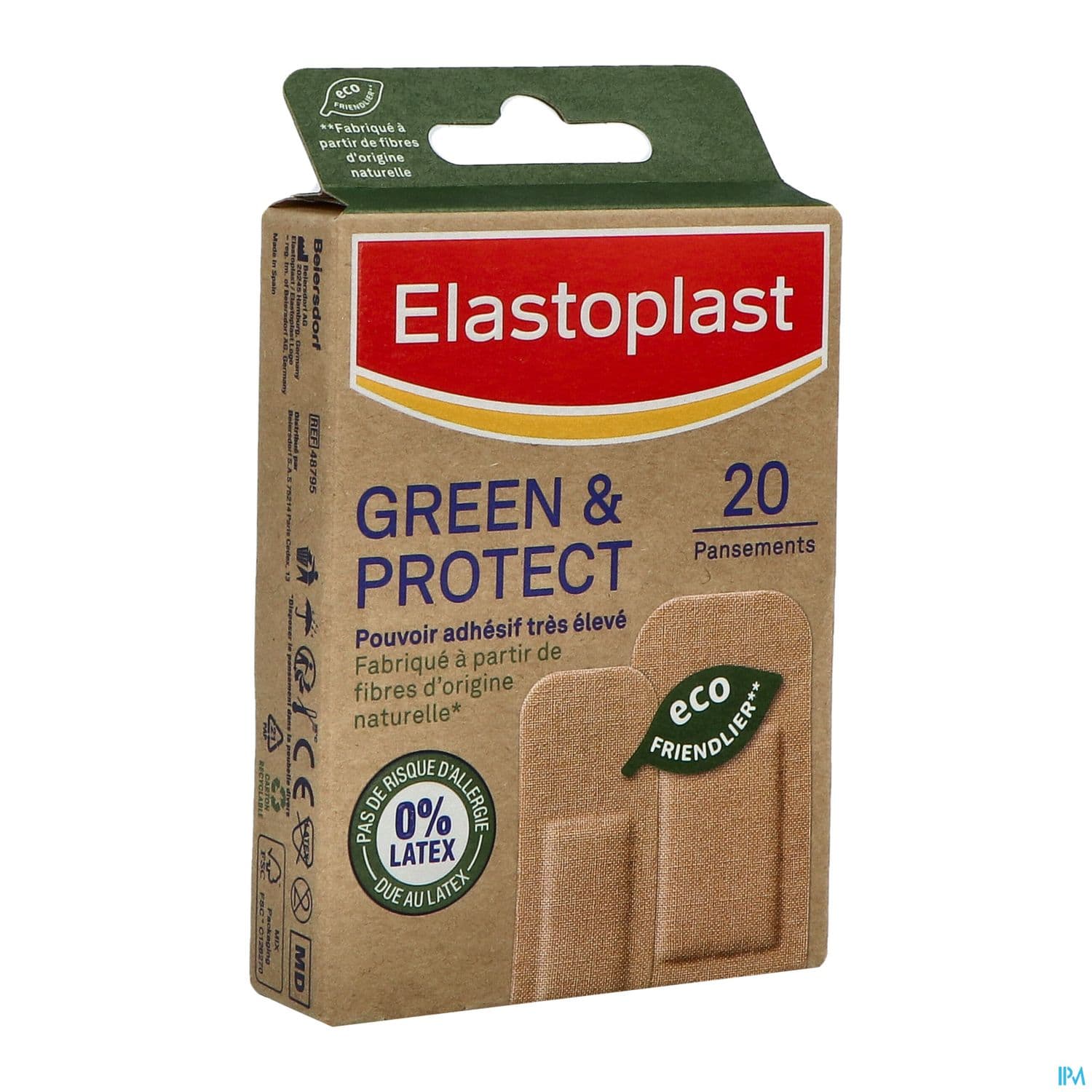 Elastoplast Green Protect Pansement 2 Formats 20