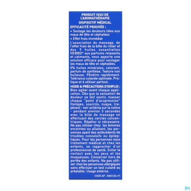 Puressentiel Roller Maux De Tete Migra Pure Aux 9he 10ml