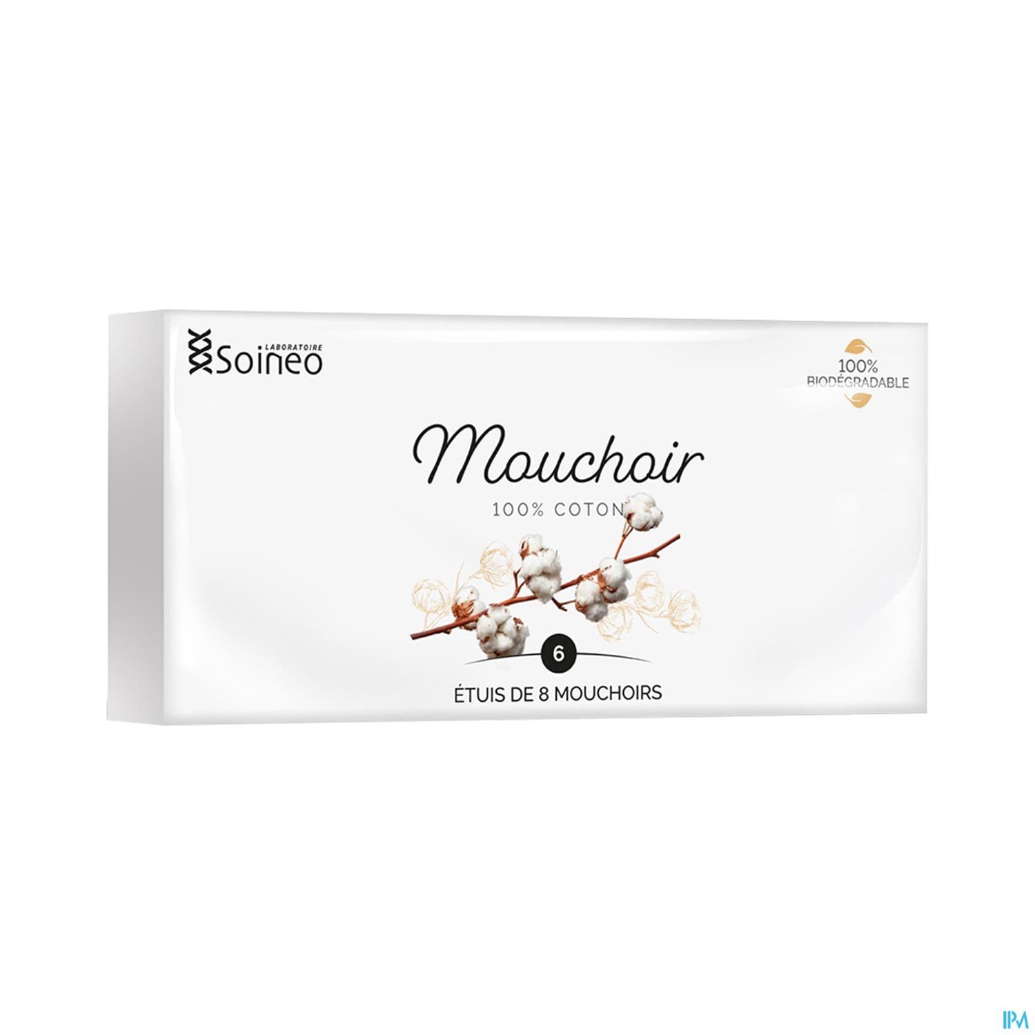 SOINEO MOUCHOIRS COTON PACK 6
