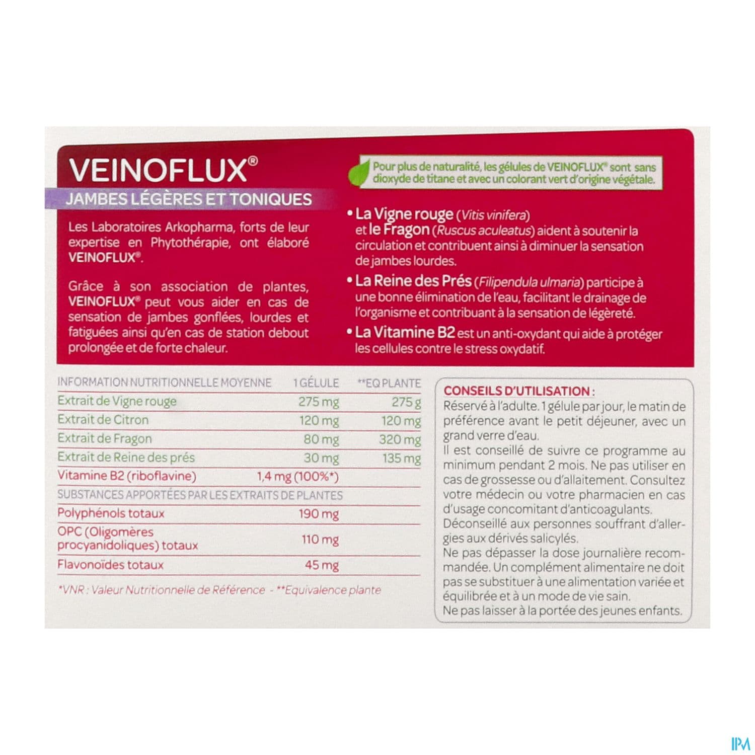 VEINOFLUX GELUL 60