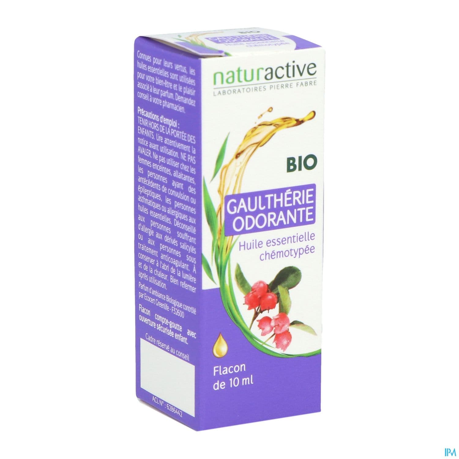 NATURACTIVE HE GAULTHERIE BIO10ML