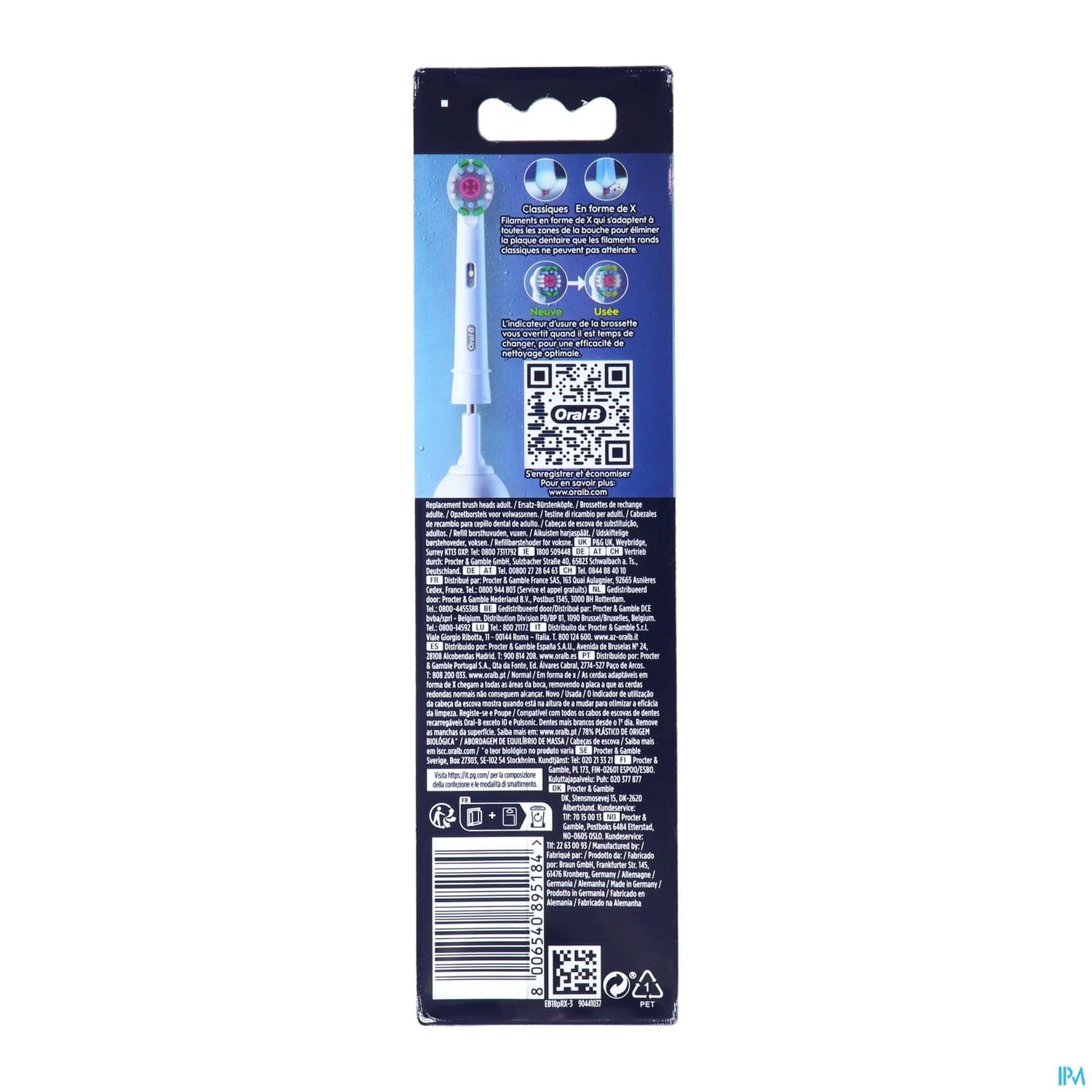 BDEN ORAL-B PRO BROSS 3D WHITE X3