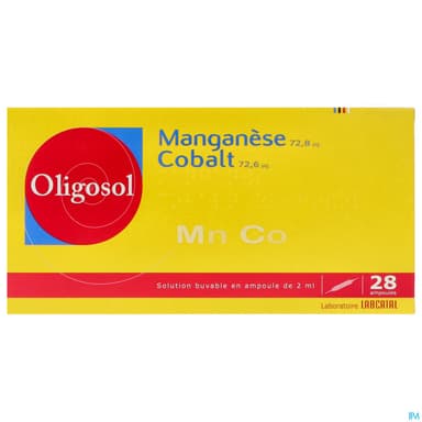 Oligosol Manganese Cobalt Solution Buvable Ampoule 2ml 28