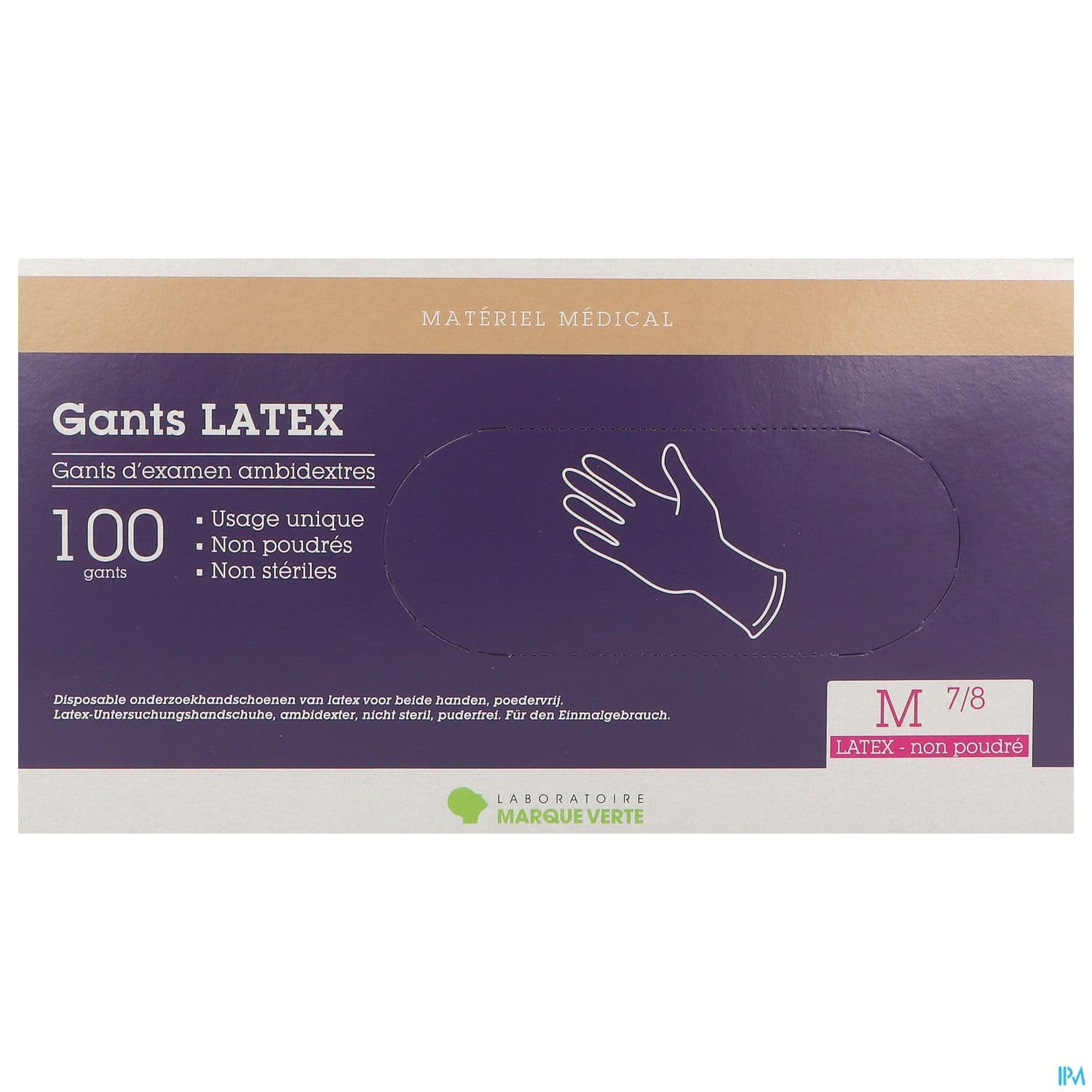 GANT LATEX NP MEDIUM B100 LMV
