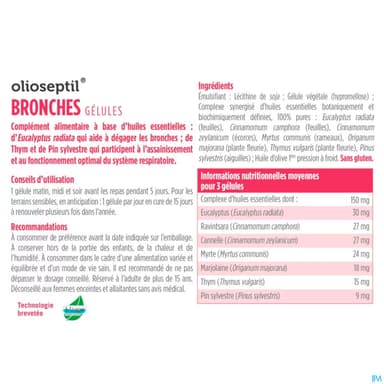 OLIOSEPTIL BRONCHE GELUL 15
