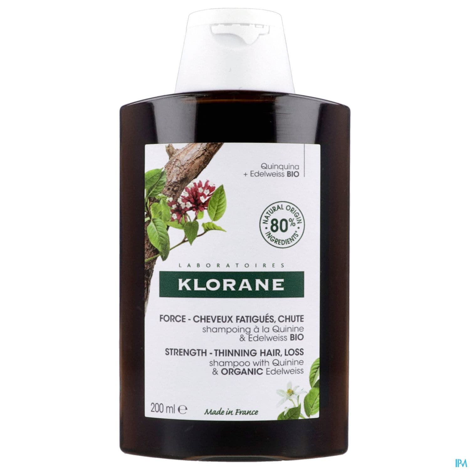 KLORANE SH QUININE EDELWEISS 200ML