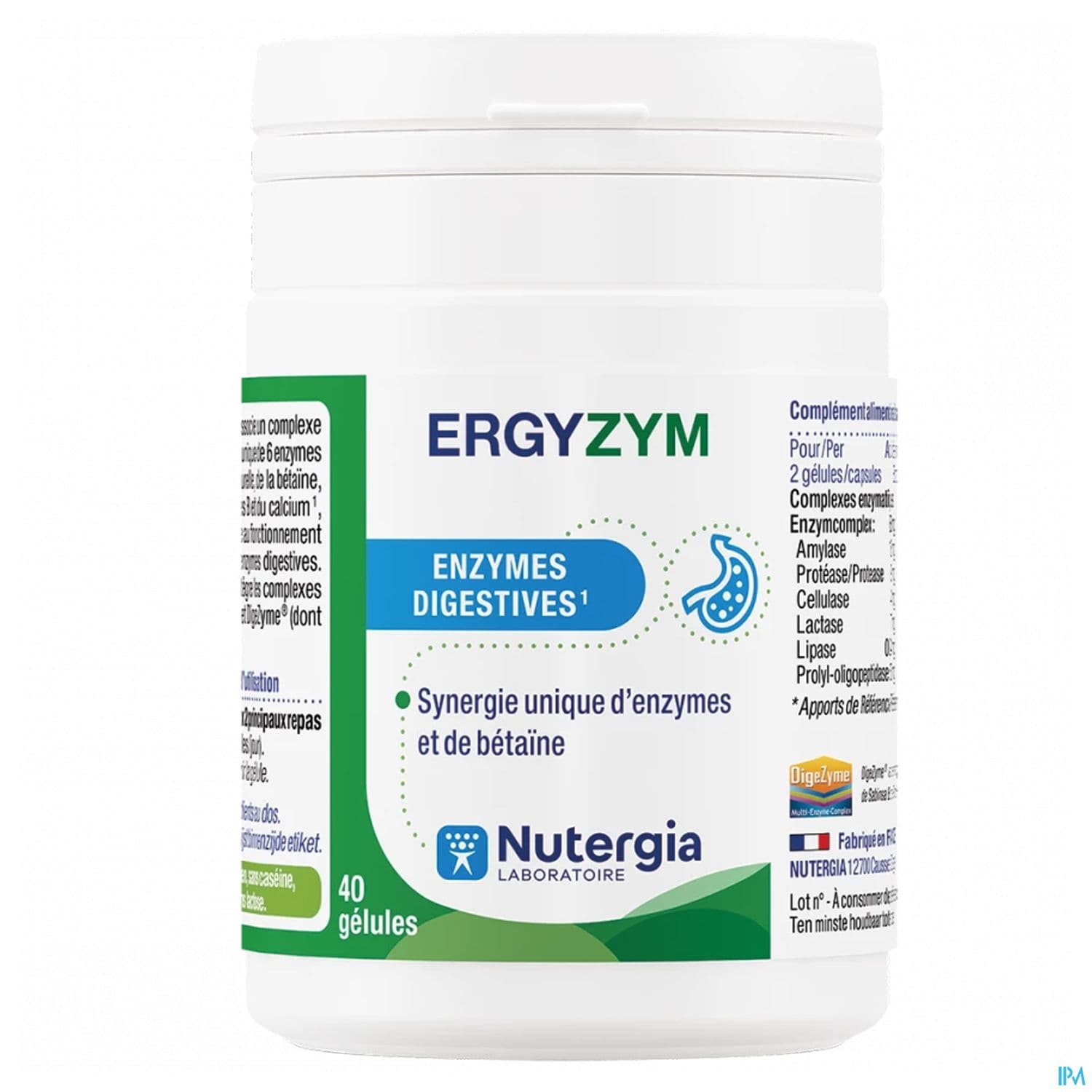 ERGYZYM GELULE 40