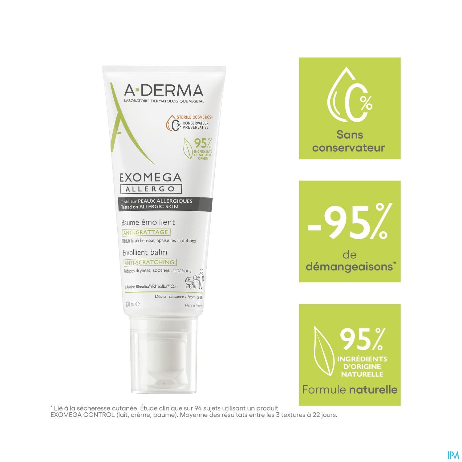 A-DERMA EXOMEGA ALLERGO 200ML