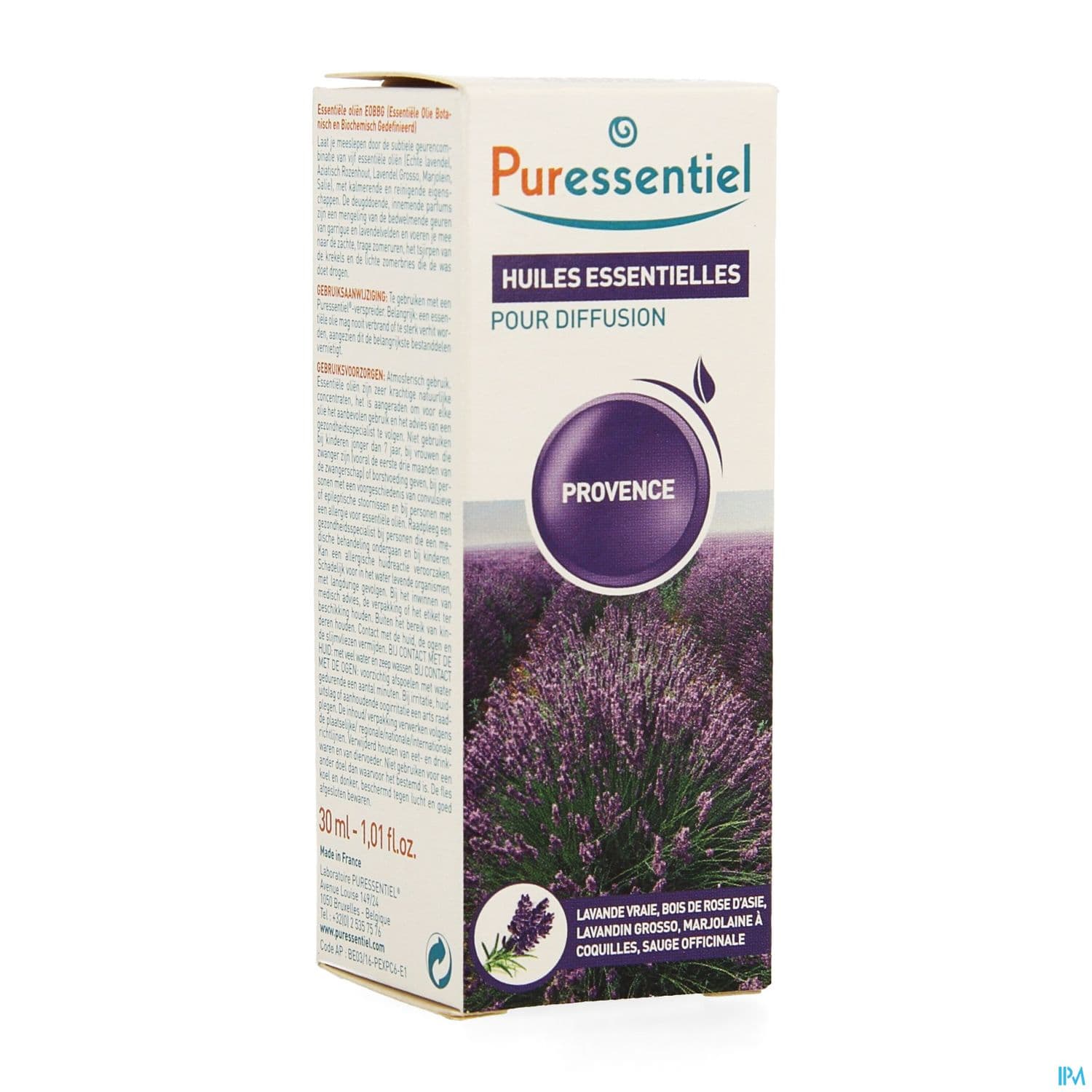 Puressentiel Diffuse Provence Huile Essentielle Pour Diffusion 30ml
