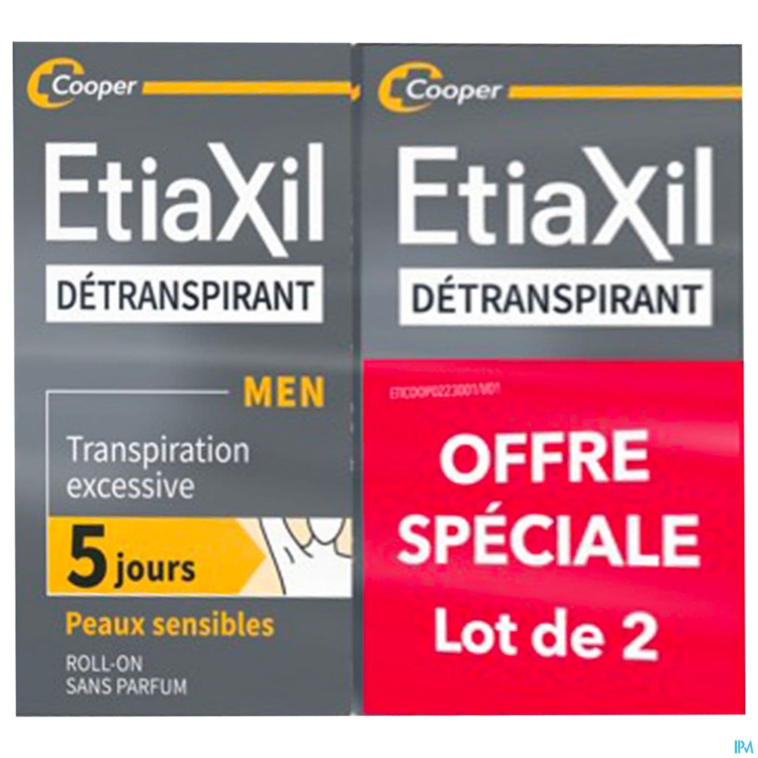 ETIAXIL MEN DETRANSP ROLLON 15MLX2