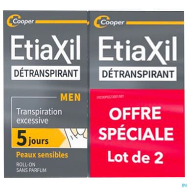 ETIAXIL MEN DETRANSP ROLLON 15MLX2