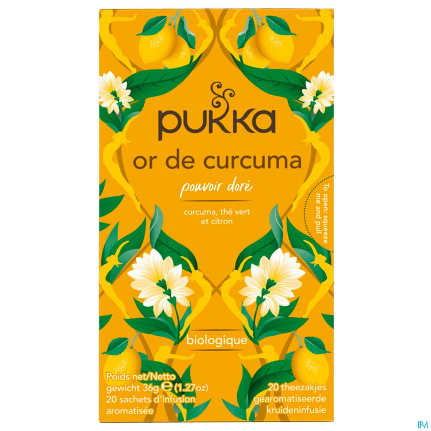 Pukka The Vert Or De Curcuma Bio Sachet 20
