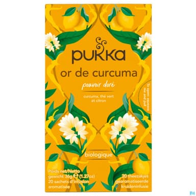 Pukka The Vert Or De Curcuma Bio Sachet 20