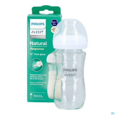 BIB AVENT NAT RESPONSE VERRE 240ML