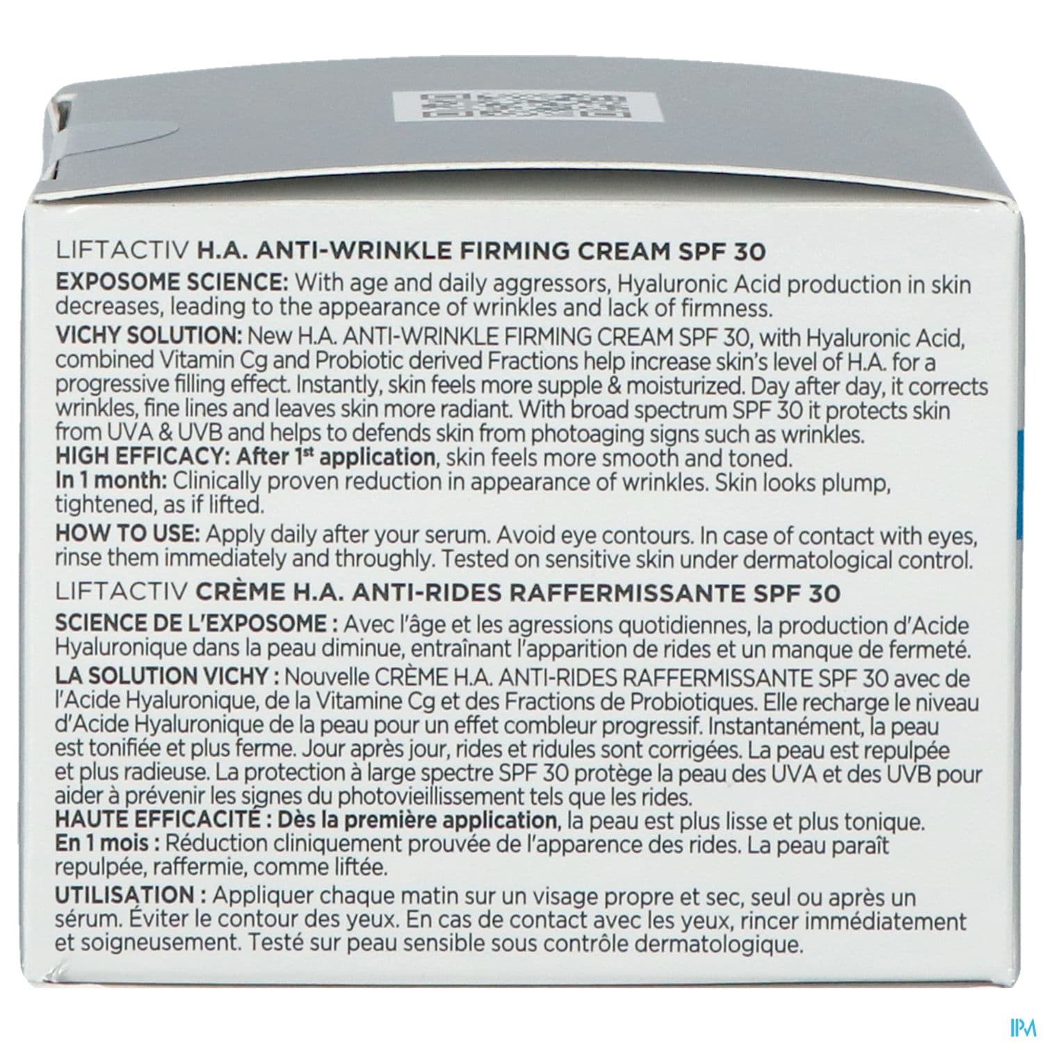 VICHY LIFTACTIV HA CR SPF30 50ML