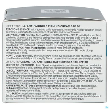 VICHY LIFTACTIV HA CR SPF30 50ML