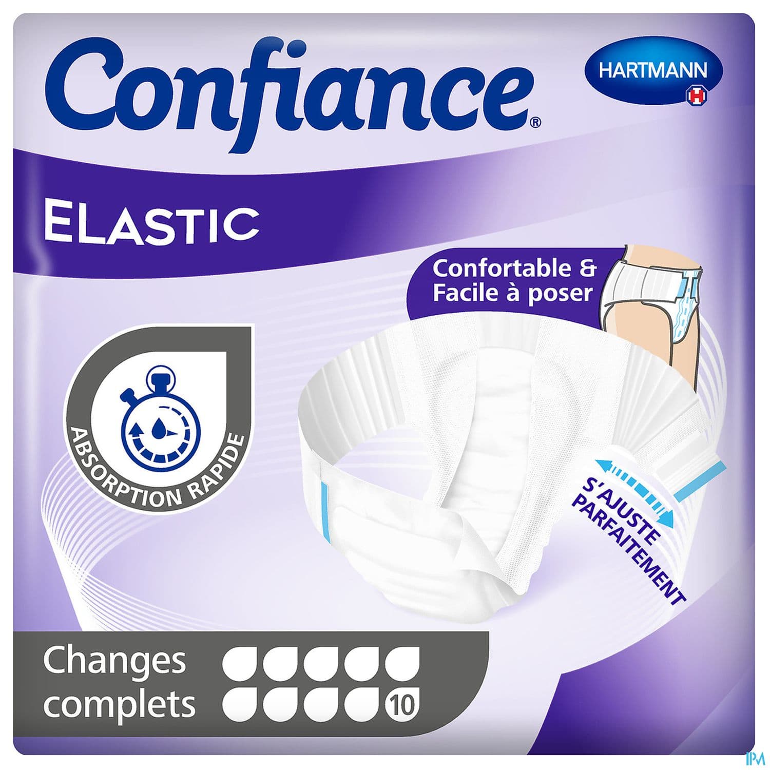 Hartmann Confiance Elastic Change Complet 10 Gouttes M 14
