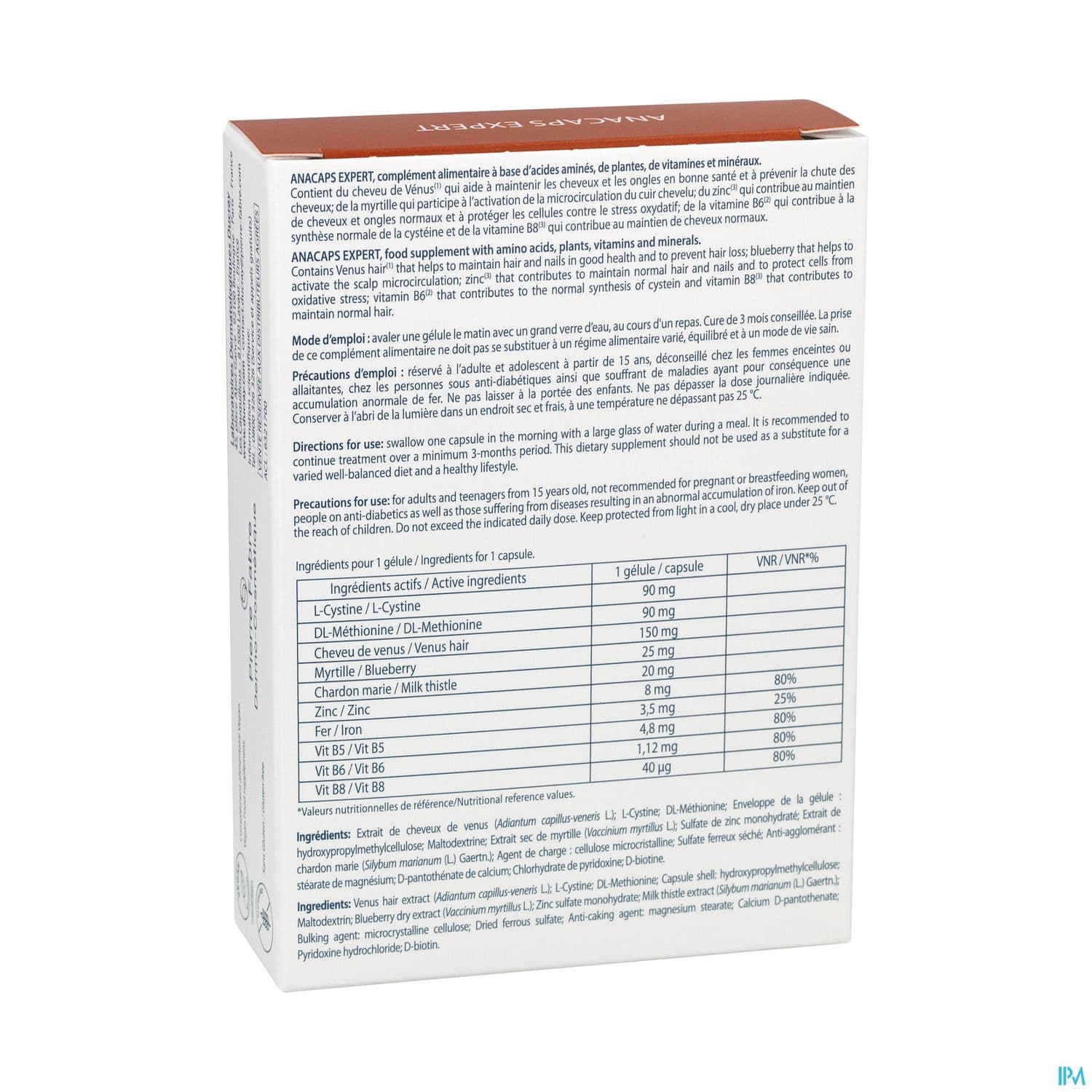 ANACAPS EXPERT CHUTE CHEV GELUL 30