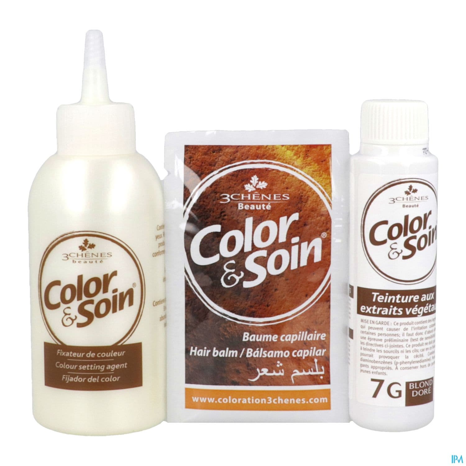 3 CHENES COLOR/SOIN BL DORE 7G