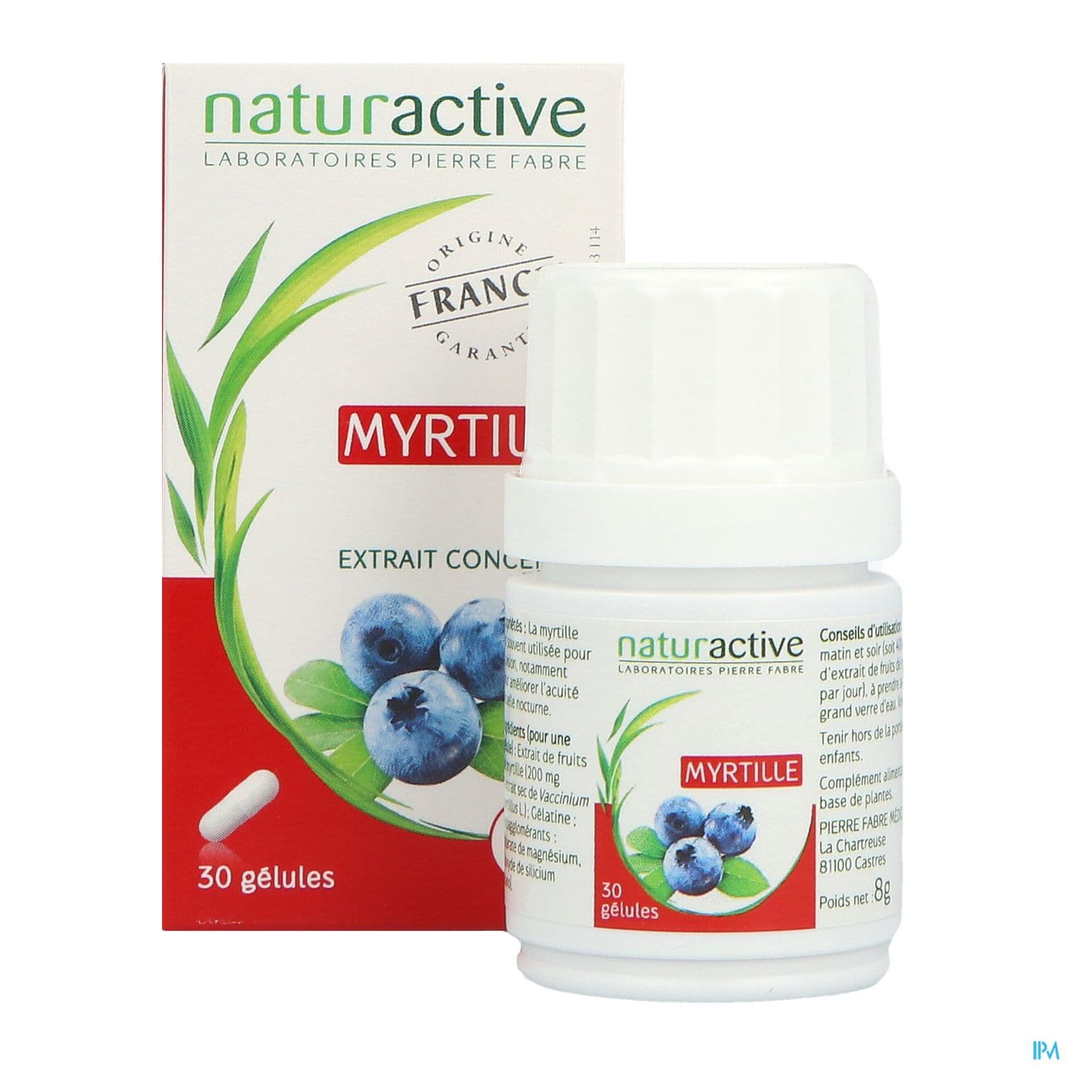 NATURACTIVE MYRTILLE GELUL 30