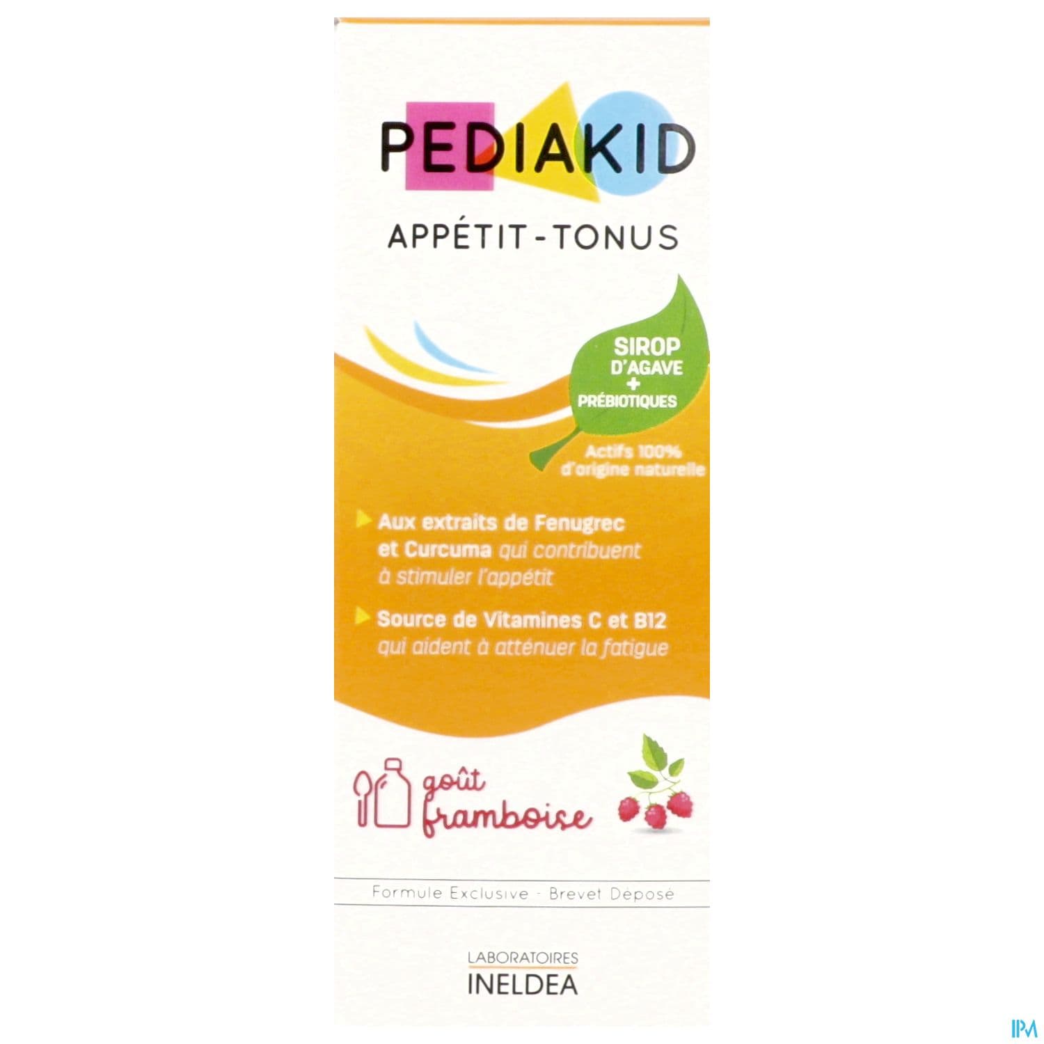 PEDIAKID APPETIT-TONUS SP FRAMBOISE FL/125ML
