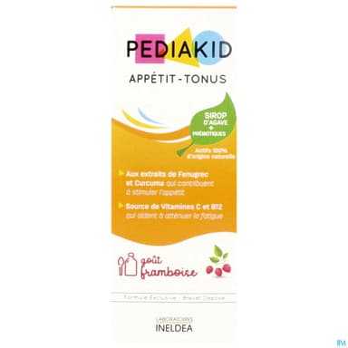 PEDIAKID APPETIT-TONUS SP FRAMBOISE FL/125ML