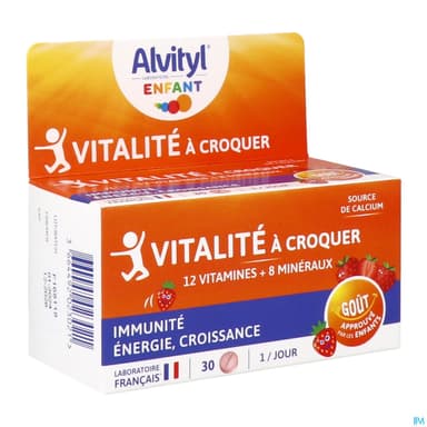 ALVITYL VITALITE CPR A CROQUER 30