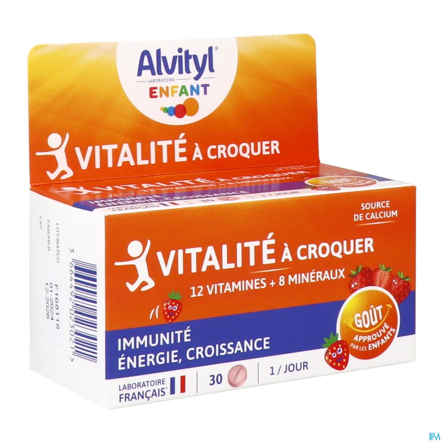 Alvityl Vitalite A Croquer Comprime 30